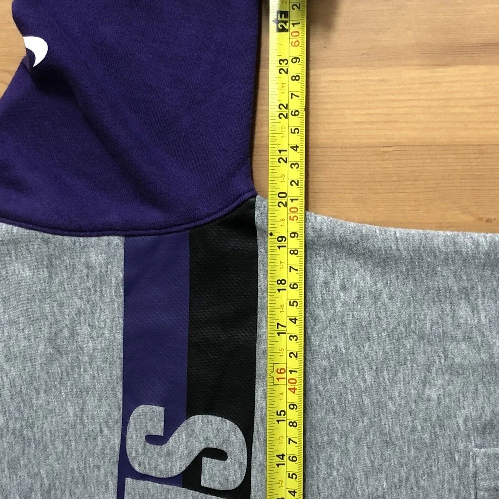 Nike Baltimore Ravens NFL Hoodie Sweatshirt Youth Sz L(14/16) Gray Black Purple